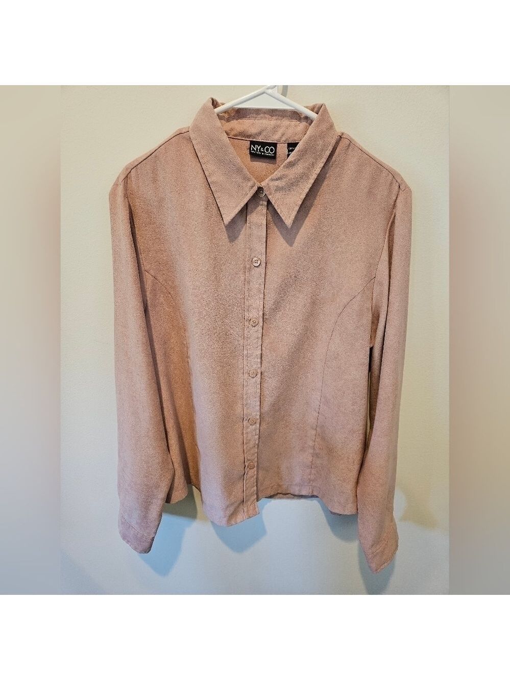 NY & Co. Women's Faux Suede Top Size XL